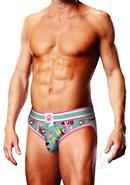 Prowler Sundae Open Brief - Large - Blue/pink