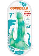 Playeontology Cockzilla Silicone Dildo With Suction Cup 7in...